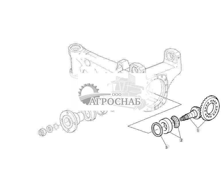 КОНИЧЕСКАЯ ЗУБЧАТАЯ ПЕРЕДАЧА, МОСТ MFWD (745) - ST209152 170.jpg